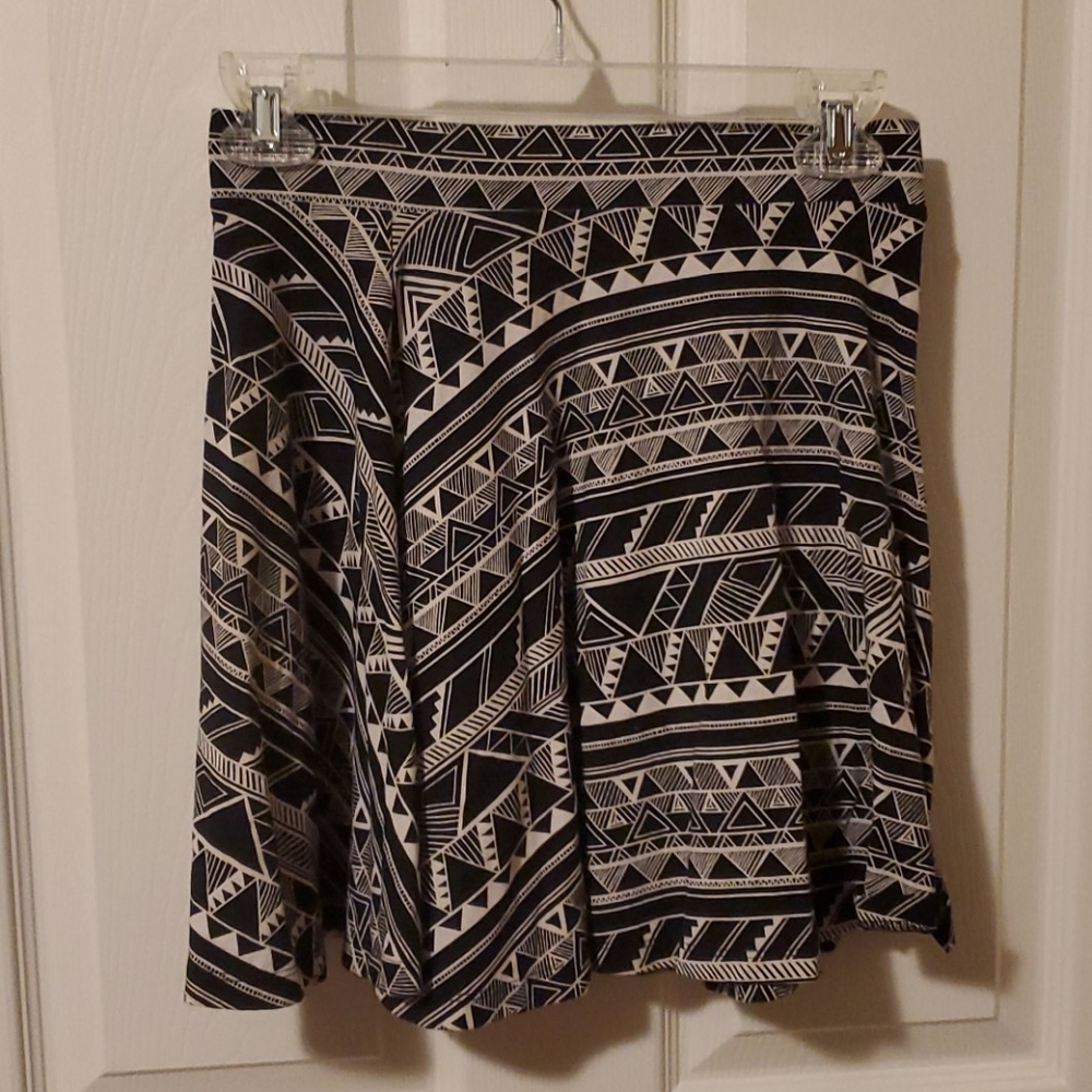 PINK flowy tribal skirt